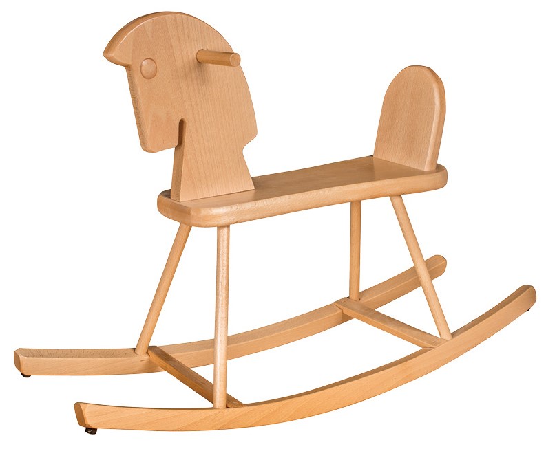 Dřevěný houpací kůň STRAKOŠ AD 259